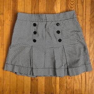 Black and white checkered Marc Jacobs mini skirt | Size 10